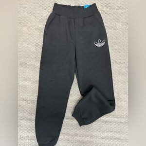 Adidas Black Sweatpants with Logo
